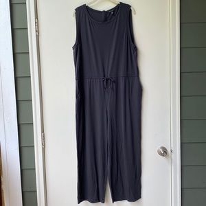 Eileen Fisher Cotton Sleeveless Jumpsuit